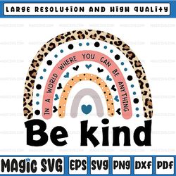 unity day orange anti bullying leopard png, be kind rainbow leopard png,  digital download