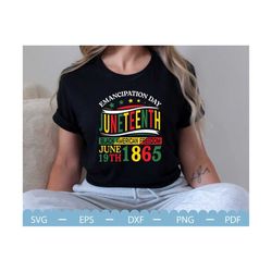 emancipation day juneteenth celebrating black freedom 1865 african american svg, juneteenth svg, freedom day svg, africa svg,black pride svg