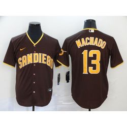 san diego padres manny machado brown jersey