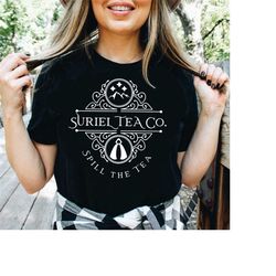 Suriel Tea Co Shirt, Gift for the Rhysand Fan, Bookish Shirt, A Court of Thorns and Roses Shirt, Sarah J Maas T-shirt, C