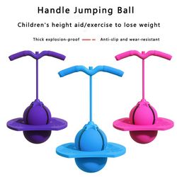 Jumping Bouncing Ball Fitness Fitness Sports Elastic Springboard For Adults And Children(US Customers)