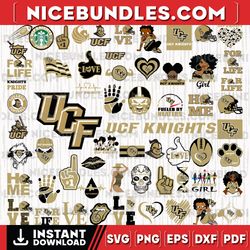 61 files u-c-f knights team bundle svg, u-c-f knights svg, n-c-a-a teams svg, n-c-a-a svg, png, dxf, eps, instant downlo