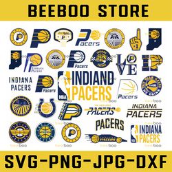 31 files nba indiana pacers svg,  nba teams logo bundle svg, nba svg, nba svg, basketball clipart, svg for cricut , svg