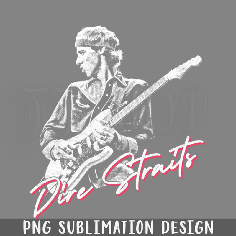 DMCC841-Dire Straits Retro Faded Style Fan PNG Download.jpg