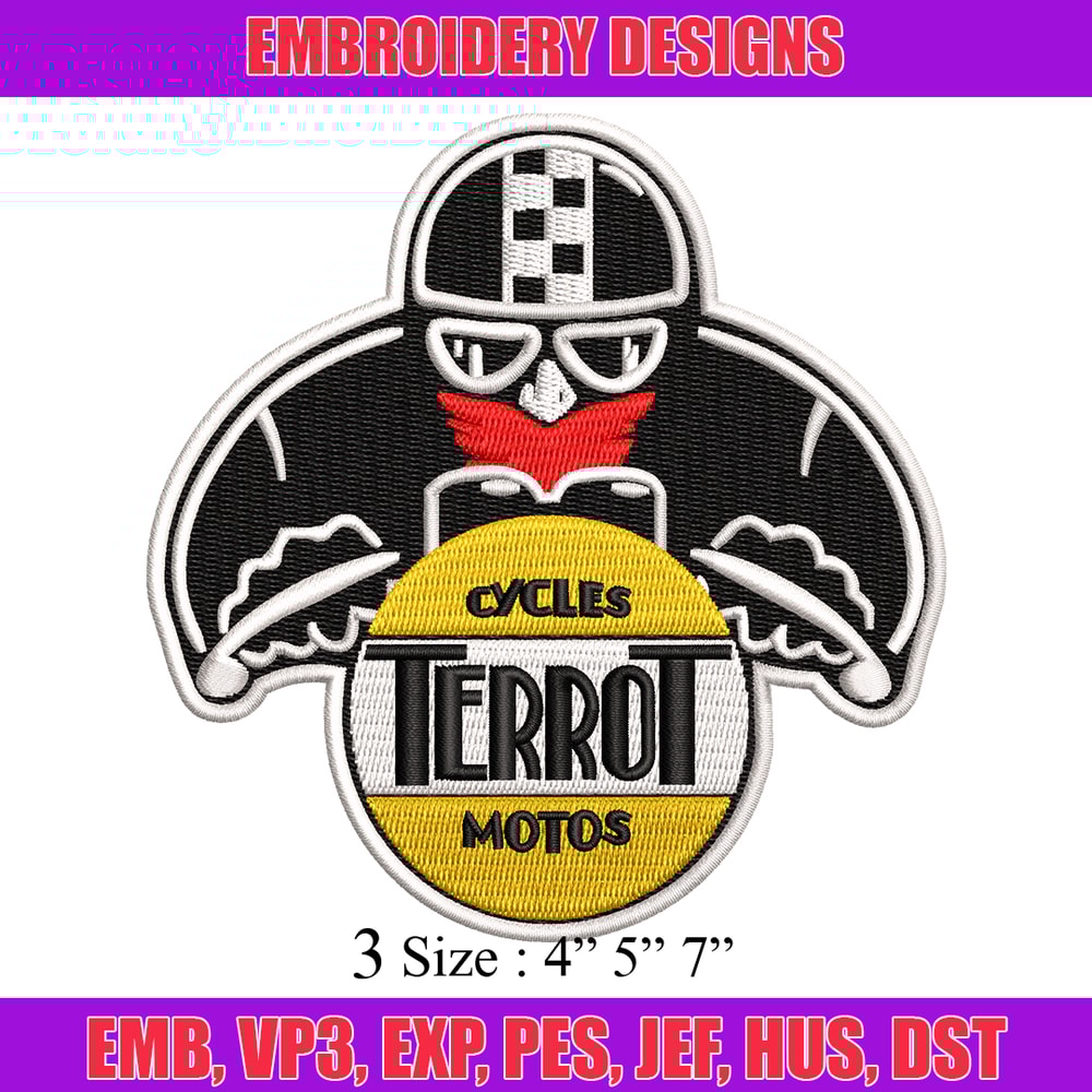 Terrot logo embroidery design, Terrot logo embroidery, logo design, embroidery file, logo shirt, Digital download..jpg