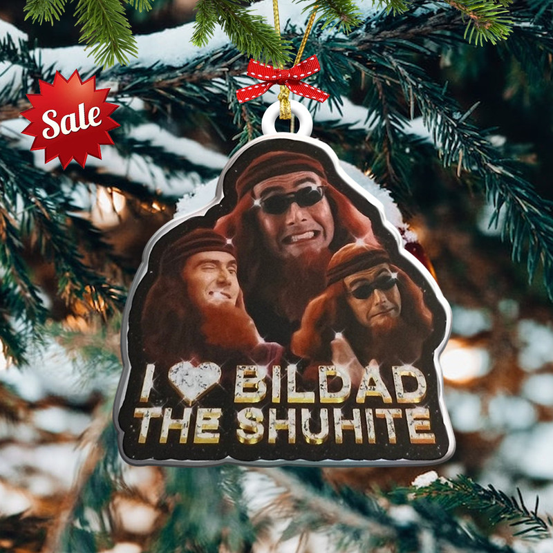 Bildad the Shuhite Ornament, Good Omens Christmas 2023 Ornament, Custom Crowley Ornament, Christmas Gifts - 2.jpg