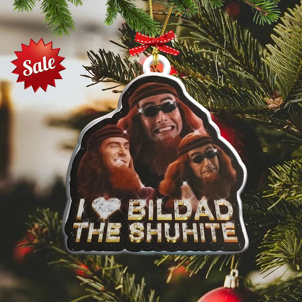 Bildad the Shuhite Ornament, Good Omens Christmas 2023 Ornament, Custom Crowley Ornament, Christmas Gifts - 3.jpg