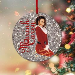 custom mariah carey 2023 tour ornament, mariah carey merry christmas one and all tour 2023 ornament,