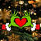 Grinch Heart Hand Ornament, Grinch Christmas 2023 Ornament, Christmas 2023 Decor, Grinch Gift, Tree Decor, Christmas Ornament, Stocking Tag - 2.jpg