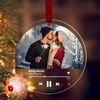 Personalized Favorite Song Acrylic Ornament, Couple Photo Christmas Ornament, Just Married Ornament, Custom Our First Christmas Ornament - 1.jpg