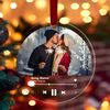 Personalized Favorite Song Acrylic Ornament, Couple Photo Christmas Ornament, Just Married Ornament, Custom Our First Christmas Ornament - 3.jpg
