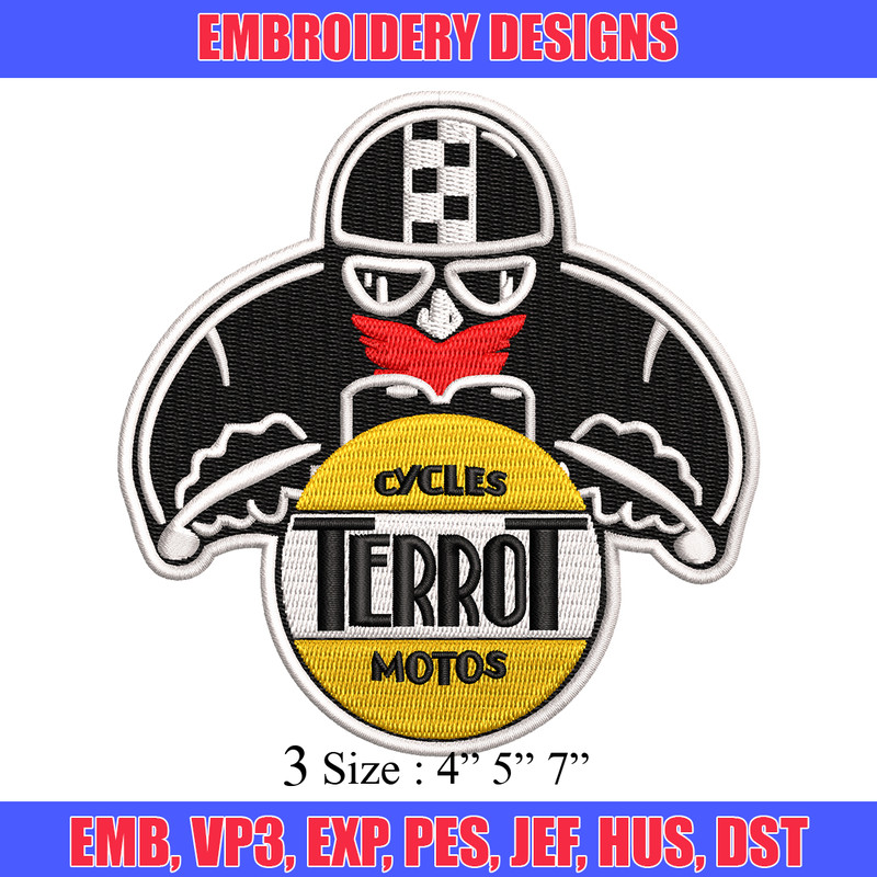 Terrot logo embroidery design, Terrot logo embroidery, logo design, embroidery file, logo shirt, Digital download..jpg