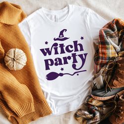 halloween witch party shirt png, witch, witchy, witch costume, spooky vibes shirt png, halloween gift, cute halloween te