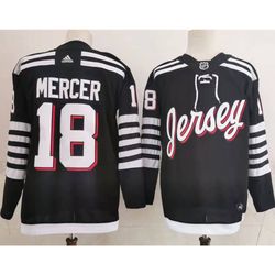 new jersey devils dawson mercer black jersey