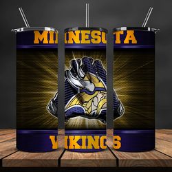 Minnesota Vikings Tumbler, Vikings Logo, NFL, NFL Teams, NFL Logo, NFL Football Png, NFL Tumbler Wrap 54