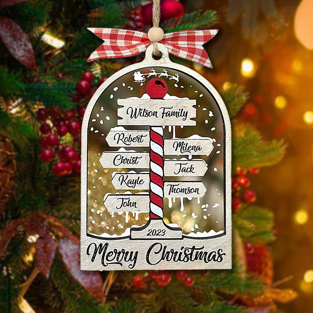 Pesonalized Family Christmas Ornament, Custom Family and Pet Ornament, Personalized 4D Christmas Ornament, Christmas 2023 Gifts - 2.jpg