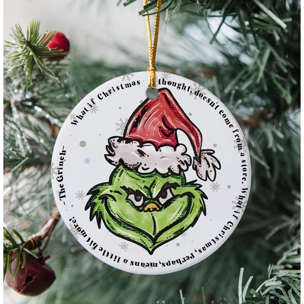 Vintage Grinch Stole Christmas Ornament, Funny Grinchmas Ornament, Christmas Movies, Christmas Vibes, Christmas Gift, Xmas Ornament, Xmas T - 1.jpg