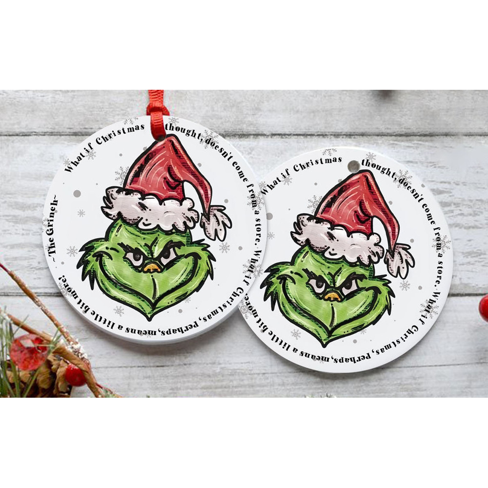 Vintage Grinch Stole Christmas Ornament, Funny Grinchmas Ornament, Christmas Movies, Christmas Vibes, Christmas Gift, Xmas Ornament, Xmas T - 2.jpg