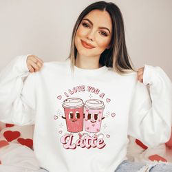 i love you a latte shirt pngs, valentines shirt png, coffee lovers shirt png, valentine's day shirt png, funny coffee sh