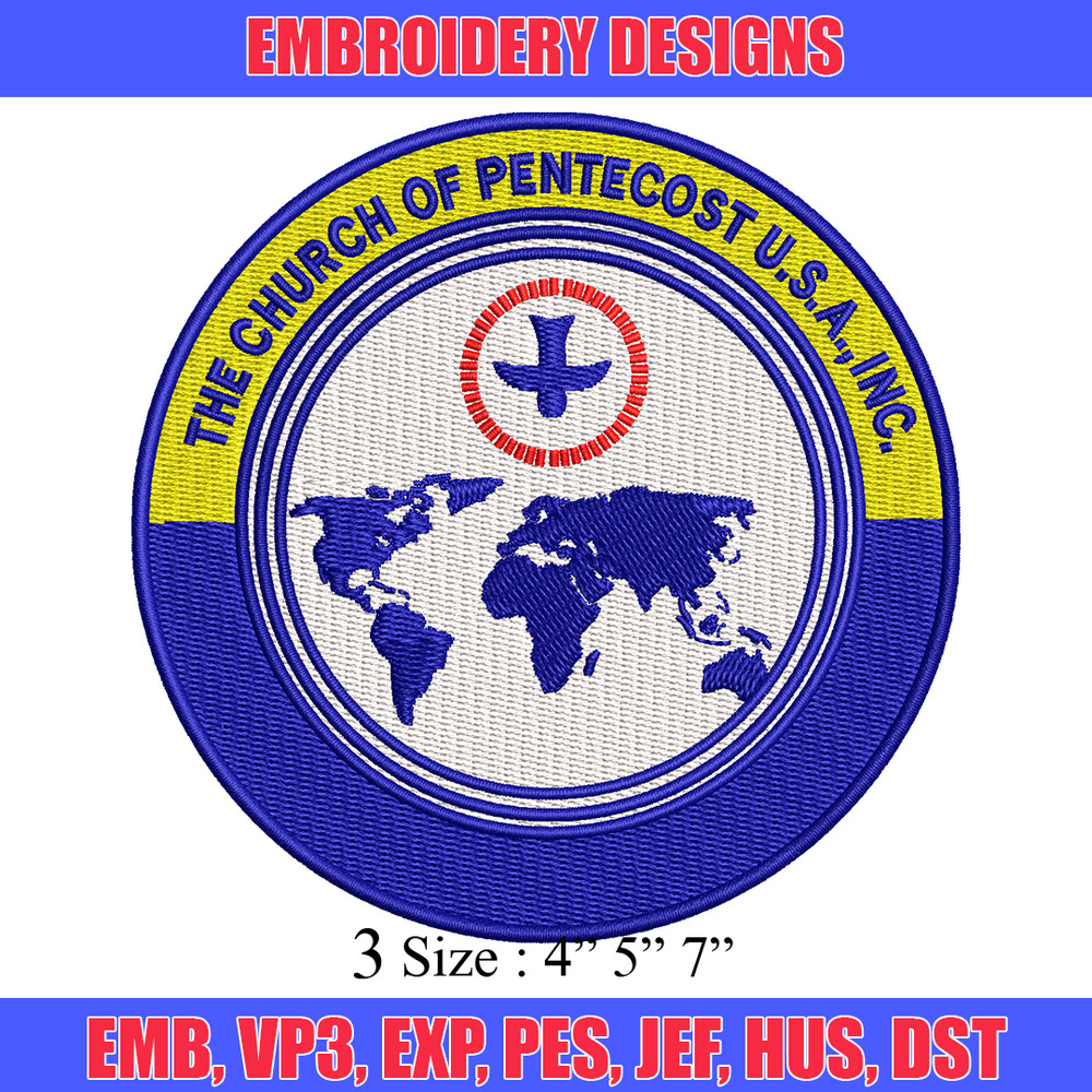 The Church of Pentecost embroidery design, logo embroidery, logo design, embroidery file, logo shirt, Digital download..jpg