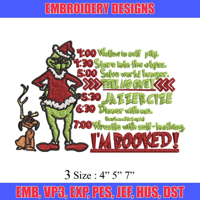 The Grinch Embroidery design, Grinch christmas Embroidery, Grinch design, Embroidery file, logo shirt, Instant download..jpg