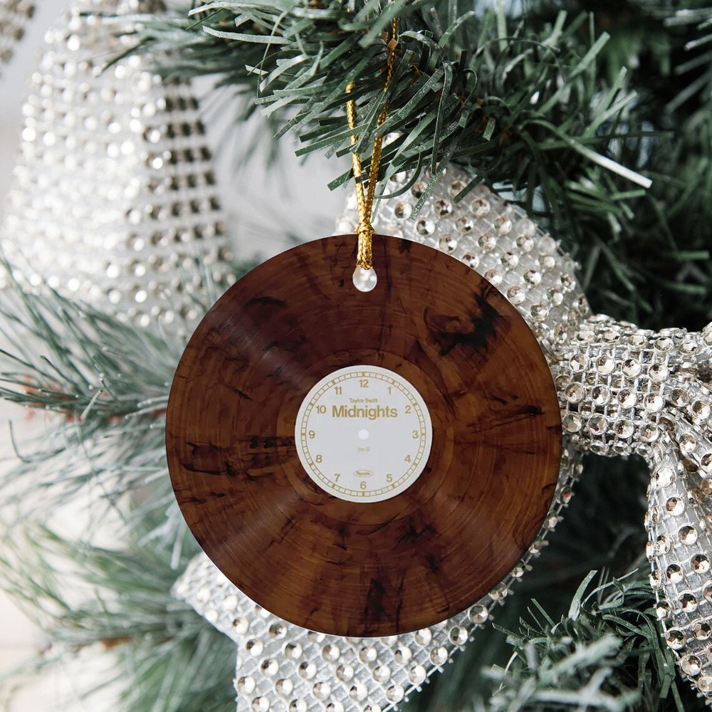 Midnights Mahogany Ornament, Taylor Ornament, Cd Christmas Ornament, Album Ornament, Swiftie Ornament, Ornament Gift Fan, Xmas Tree Decor - 1.jpg