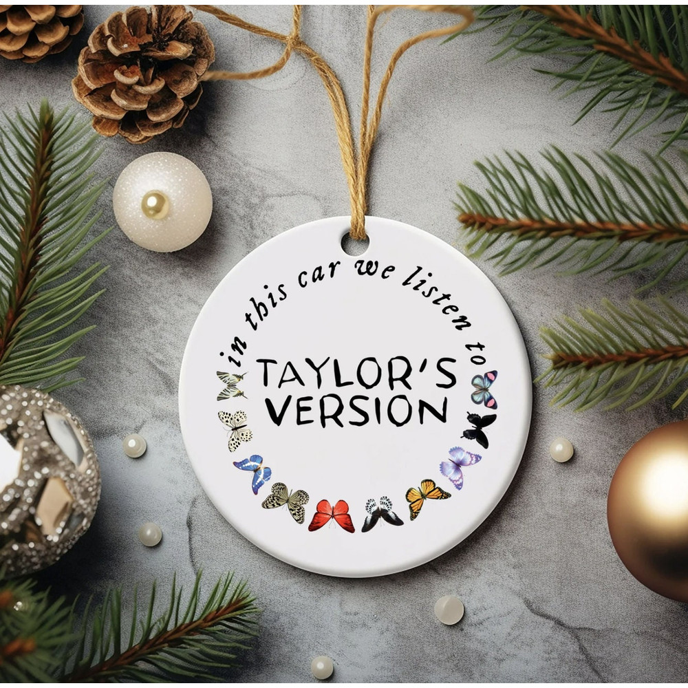TayLor Swift Ornament, Taylor Swift Ornament, Taylor Swift Christmas, Merry Swiftmas Ornament, The Eras Tour Ornament - 1.jpg