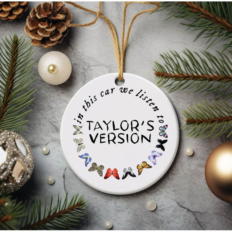 TayLor Swift Ornament, Taylor Swift Ornament, Taylor Swift Christmas, Merry Swiftmas Ornament, The Eras Tour Ornament - 1.jpg