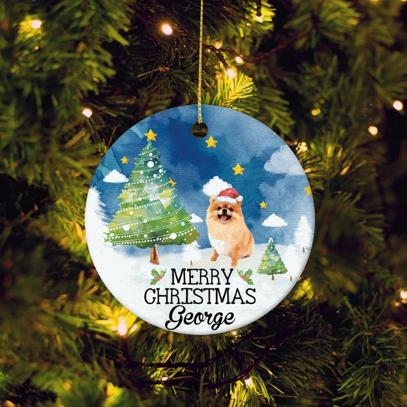Dog Photo Christmas Ornament, Christmas Pet Ornament, Christmas Keepksake, Christmas Gift for Her, Pet Bauble Gift For Kids, Christmas Decor - 2.jpg