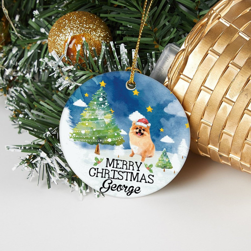 Dog Photo Christmas Ornament, Christmas Pet Ornament, Christmas Keepksake, Christmas Gift for Her, Pet Bauble Gift For Kids, Christmas Decor - 5.jpg