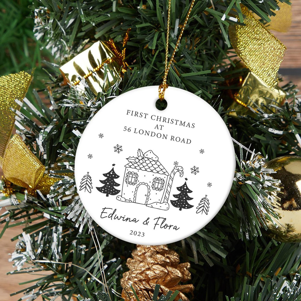 First Christmas in New Home Ornament, 1st Xmas New Home Bauble, New Home Christmas Decoration, Housewarming Gift, New Home Gift, Family Gift - 3.jpg