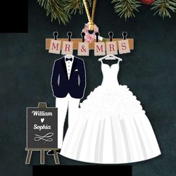 anniversary gifts couple wedding, custom anniversary ornament