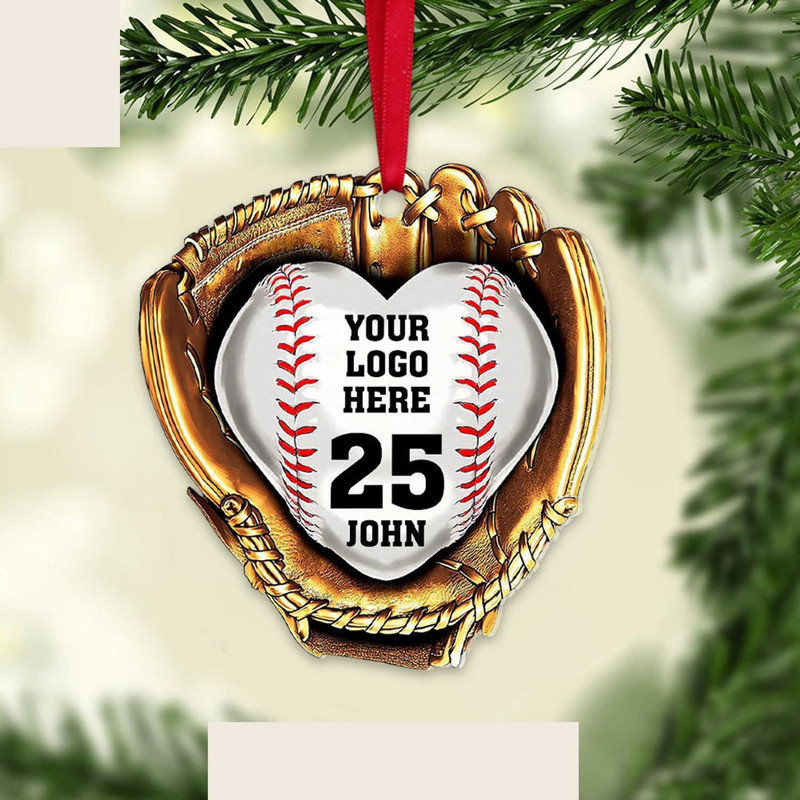 Baseball America Custom Name Number Ornament, Baseball Equipment Ornament, Christmas Gift For Baseball Lover, Christmas Ornament - 1.jpg