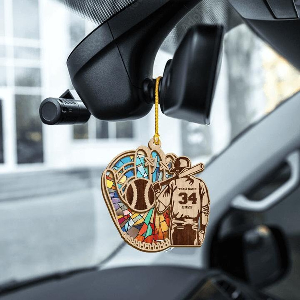 Baseball Team Ornament, Baseball Ornament, Baseball Personalized Ornament, Personalized Christmas Ornaments, Baseball Gloves, Christmas Orna - 4.jpg