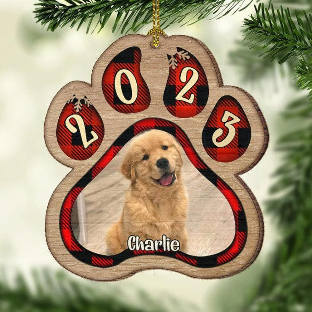 Personalized Adorable Pet Ornament, Custom Pet Christmas Ornament, Pet Memorial Ornament, Pet Keepsake Ornament, Christmas Tree - 1.jpg