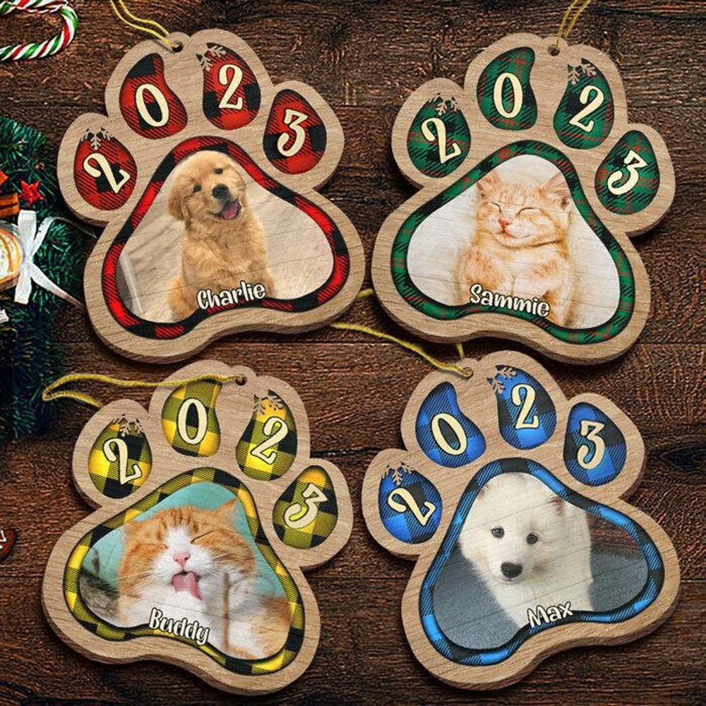 Personalized Adorable Pet Ornament, Custom Pet Christmas Ornament, Pet Memorial Ornament, Pet Keepsake Ornament, Christmas Tree - 3.jpg