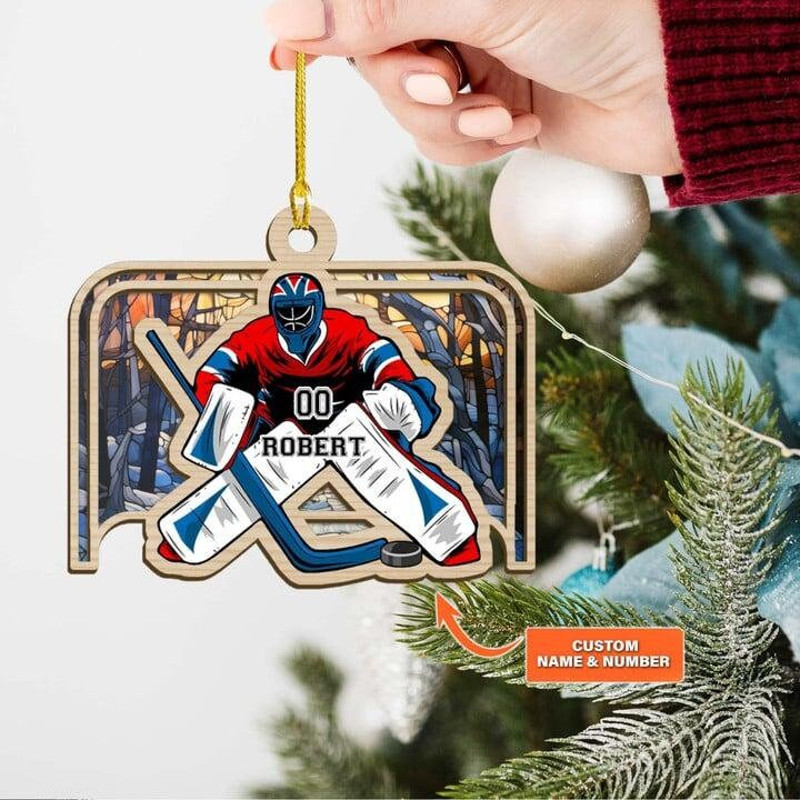 Personalized Hockey Player Ornament, American Hockey Christmas Ornament, Hockey Personalized Ornament, Hockey Team Gift, Hockey Christmas Gi - 2.jpg