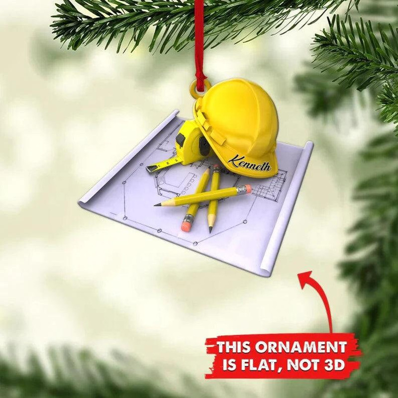 Personalized Mechanical Engineer Christmas Ornament, Mechanical Engineer Santa Ornament, Mechanical Engineer Tree Ornament - 1.jpg