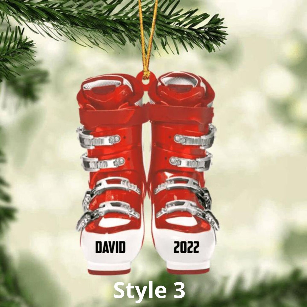 Personalized Roller Skates Ornament, Roller Skates Christmas, Roller Skates Christmas Ornament, Christmas Tree Ornament Decor, Loved Roller - 3.jpg