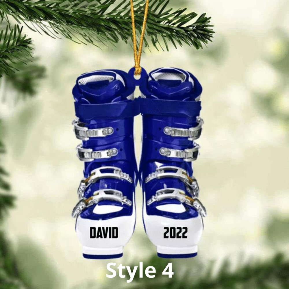 Personalized Roller Skates Ornament, Roller Skates Christmas, Roller Skates Christmas Ornament, Christmas Tree Ornament Decor, Loved Roller - 4.jpg