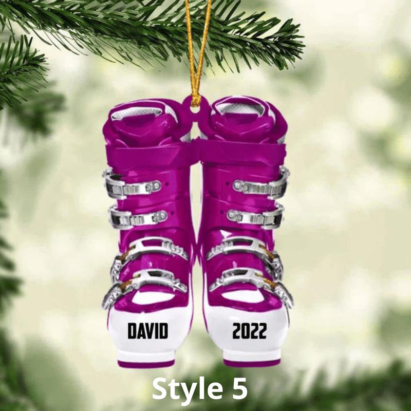 Personalized Roller Skates Ornament, Roller Skates Christmas, Roller Skates Christmas Ornament, Christmas Tree Ornament Decor, Loved Roller - 5.jpg