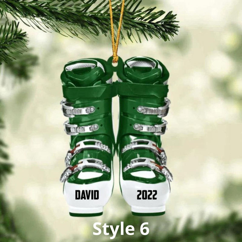 Personalized Roller Skates Ornament, Roller Skates Christmas, Roller Skates Christmas Ornament, Christmas Tree Ornament Decor, Loved Roller - 6.jpg