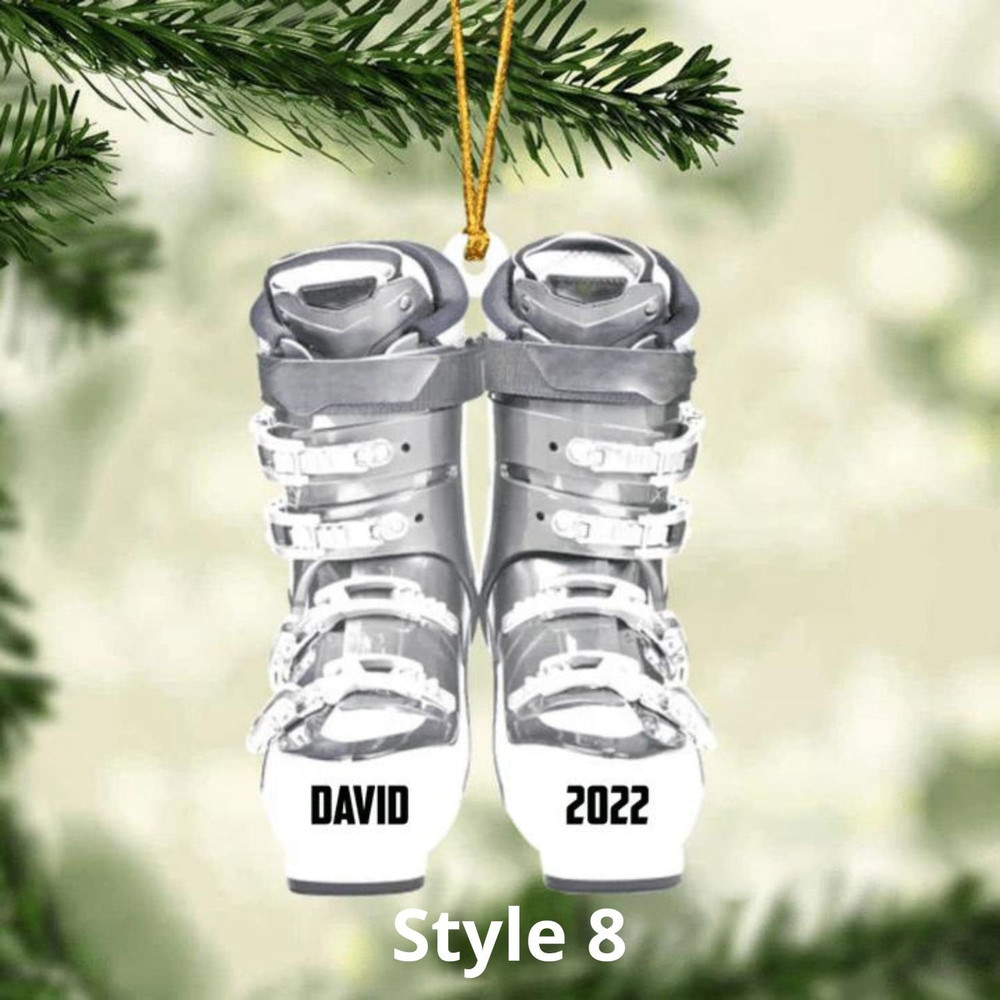 Personalized Roller Skates Ornament, Roller Skates Christmas, Roller Skates Christmas Ornament, Christmas Tree Ornament Decor, Loved Roller - 8.jpg