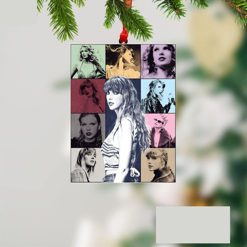 Taylor Christmas Ornament Shape, Swiftie Acrylic Ornament, TS Christmas Ornament, Swiftie Ornament, 2023 Ornament Gift Fan, Christmas - 1.jpg