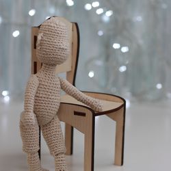 Crochet pattern amigurumi doll body - digital tutorial PDF
