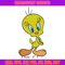 Tweety cartoon embroidery design, Tweety cartoon embroidery, cartoon design, embroidery file, Digital download..jpg