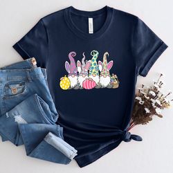 easter bunny rabbit gnomes gnommy shirt png, happy easter gnomes with bunny ears shirt png, boys girls toddler easter bu
