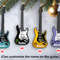 Personalized Guitar Christmas Ornament, Electric Guitar Ornament 2023, Custom Name Guitar Ornament, Music Instruments for Band - 1.jpg