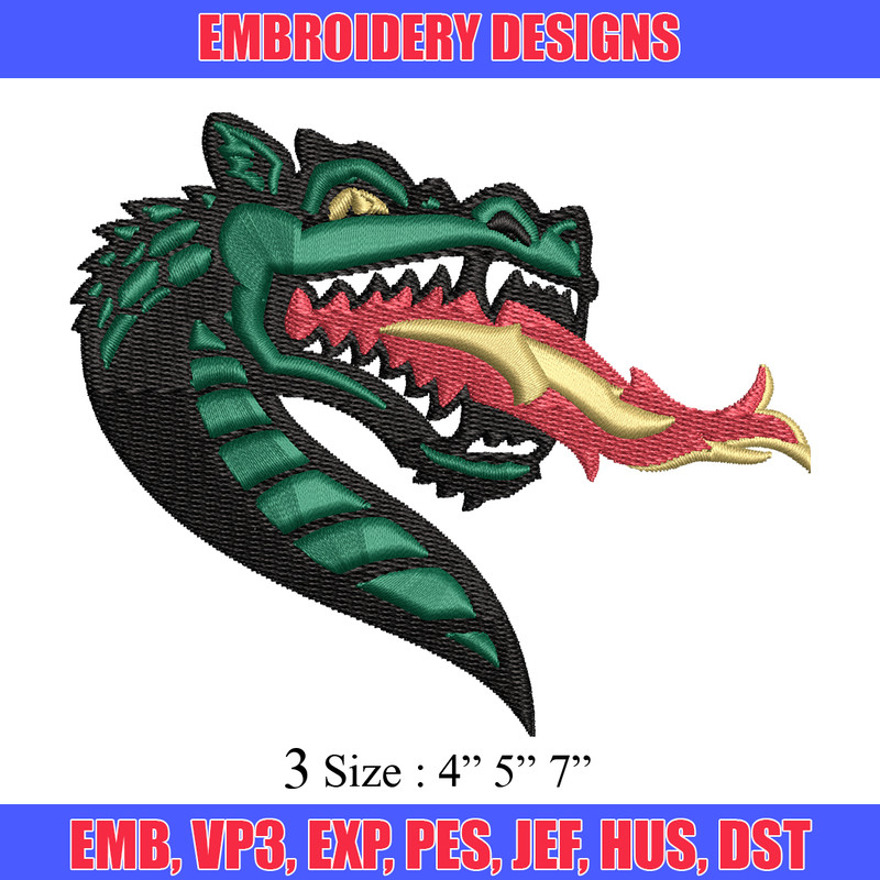 UAB Blazers embroidery design, UAB Blazers embroidery, logo Sport, Sport embroidery, NCAA embroidery..jpg