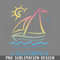 DMAA136-80s Vintage Style California Aesthetic Sailboat Faded PNG Download.jpg